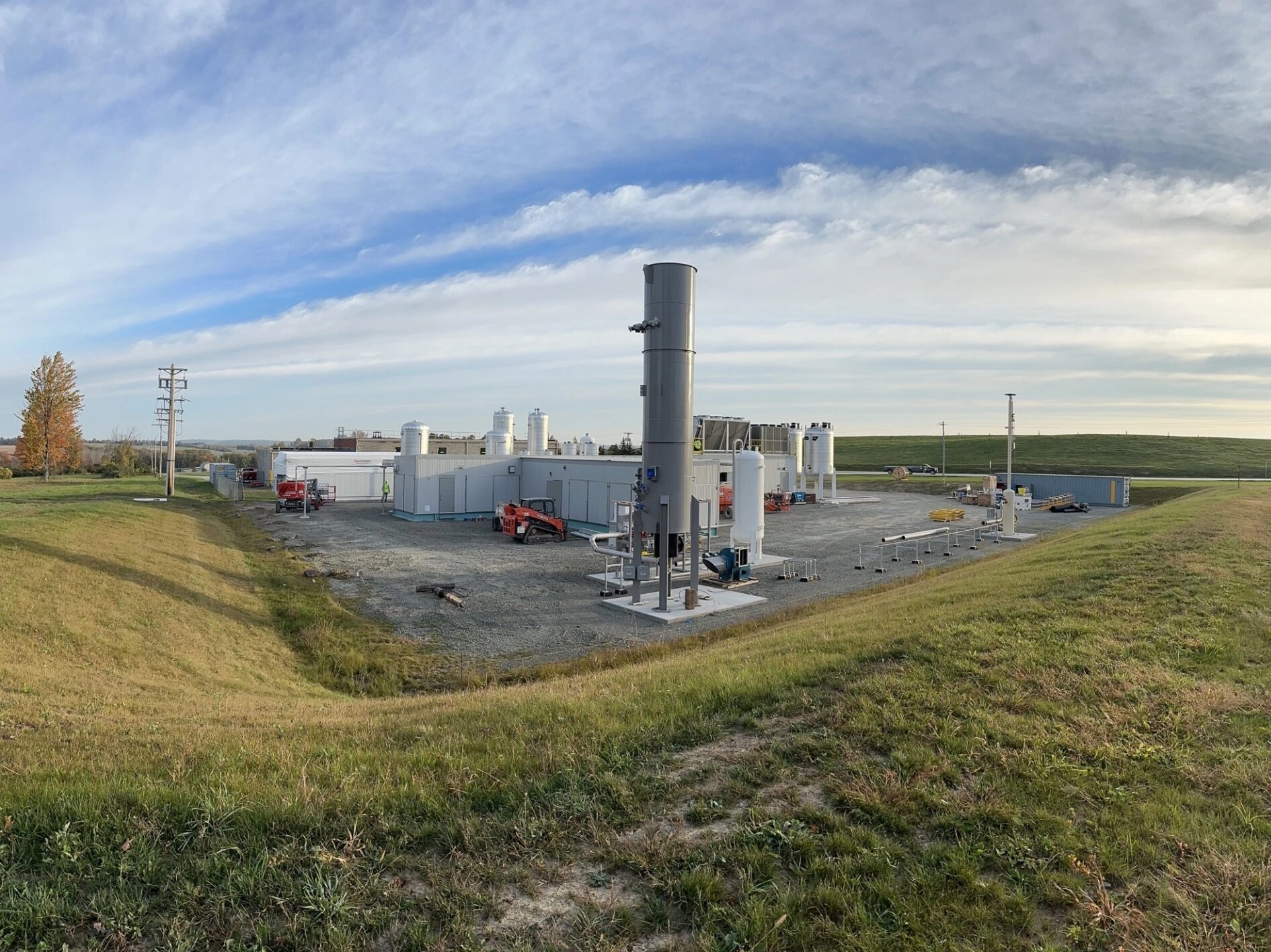 Key component of RNG production plant delivered to Steuben County landfill