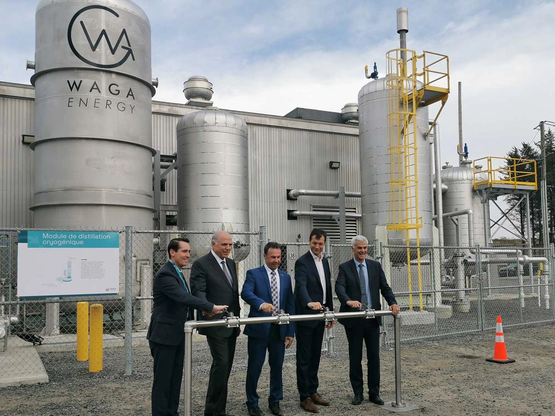 Waga Energy officially opens its first WAGABOX® unit in Canada Waga Energy officially opens its first WAGABOX® unit in Canada