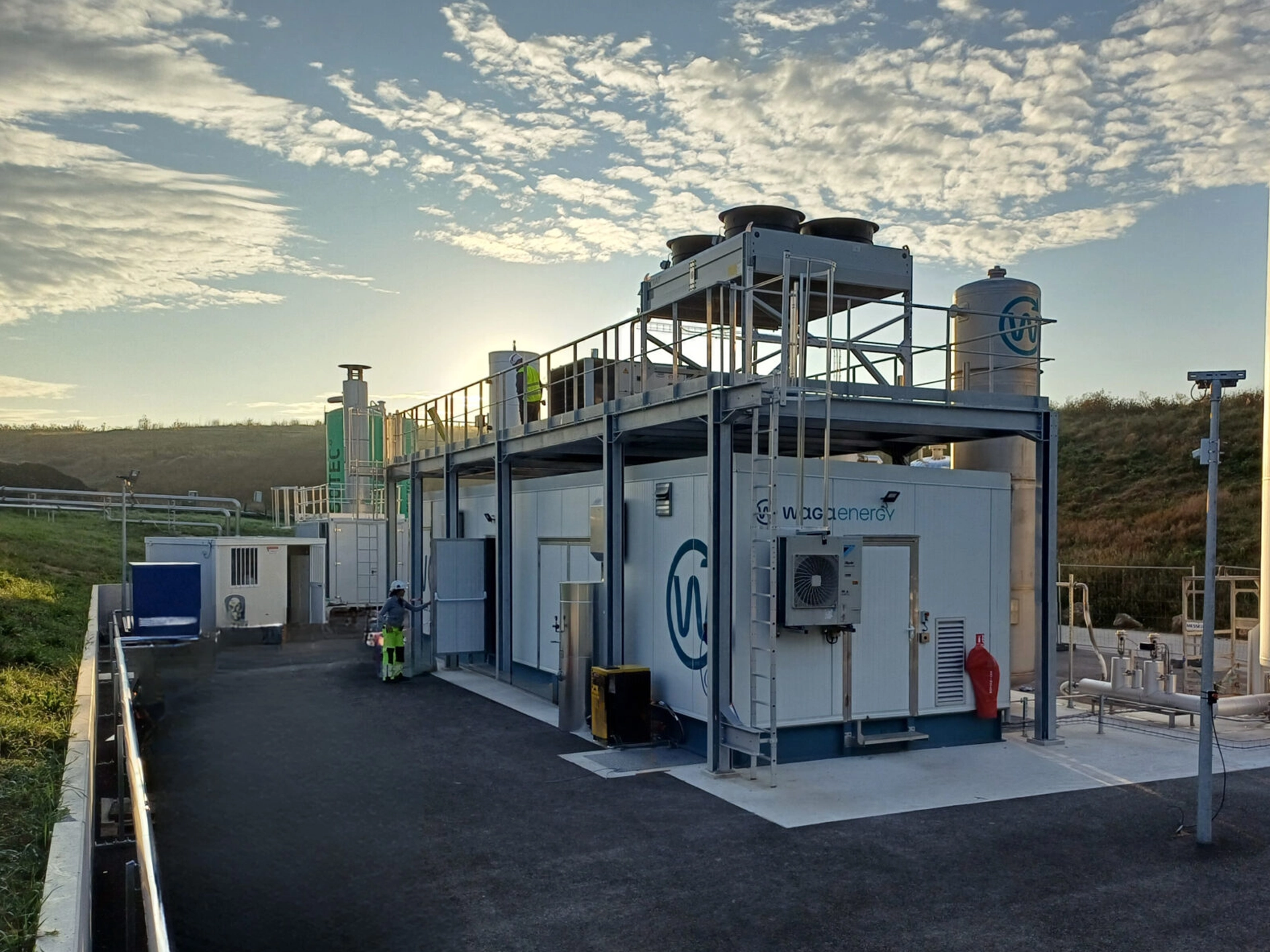 Veolia and Waga Energy Launch a Sixth RNG Production Unit in France