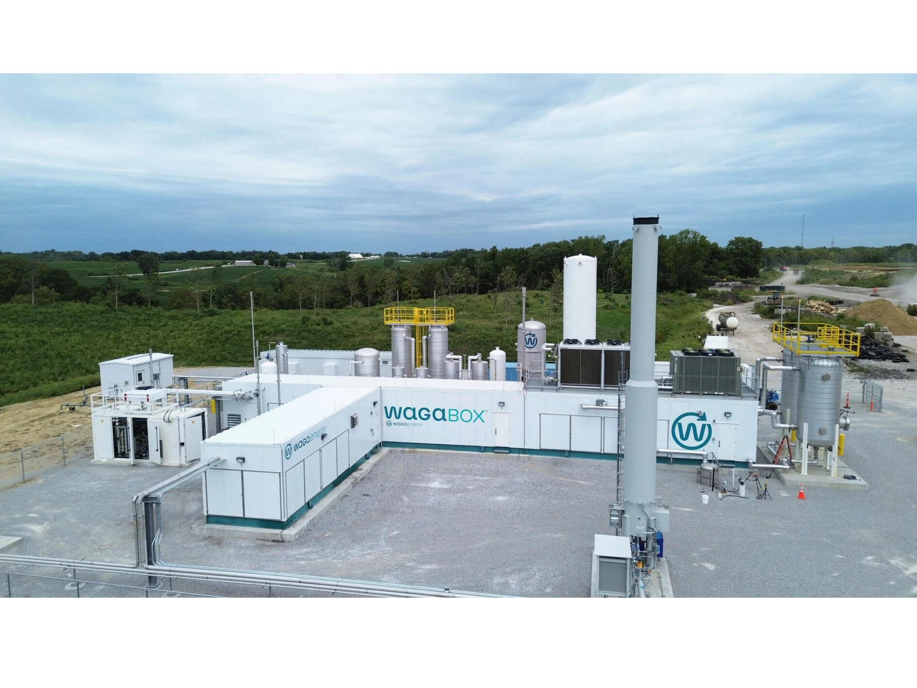 Waga Energy, Waste Commission of Scott County, and Linwood Mining and Minerals Commission a Renewable Natural Gas Facility in Iowa 